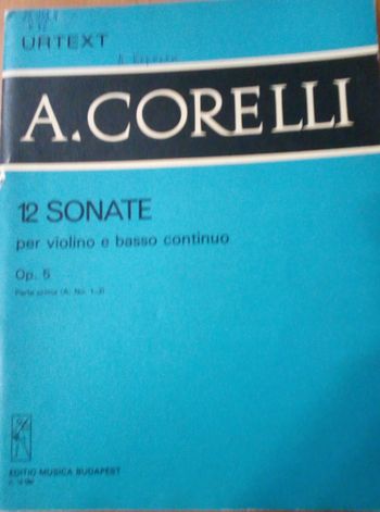 12 Sonate : per violino e basso continuo
