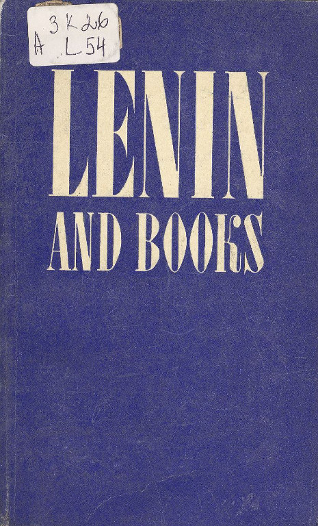 Lenin and books